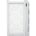 thumbnail image 3 of Legacy Decor 3 Panels Room Divider Rustic Wood w/ Decorative Cutout White, 3 of 4