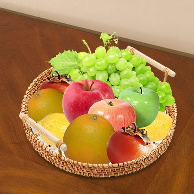 Bandeja de ratán Soledad para servir pasteles 24cm bandejas para servir