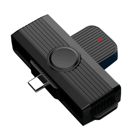 Portable CAC Reader Type C Foldable CAC Card Reader Portable USB C Card Reader USB C Common Access Credit Card Reader
