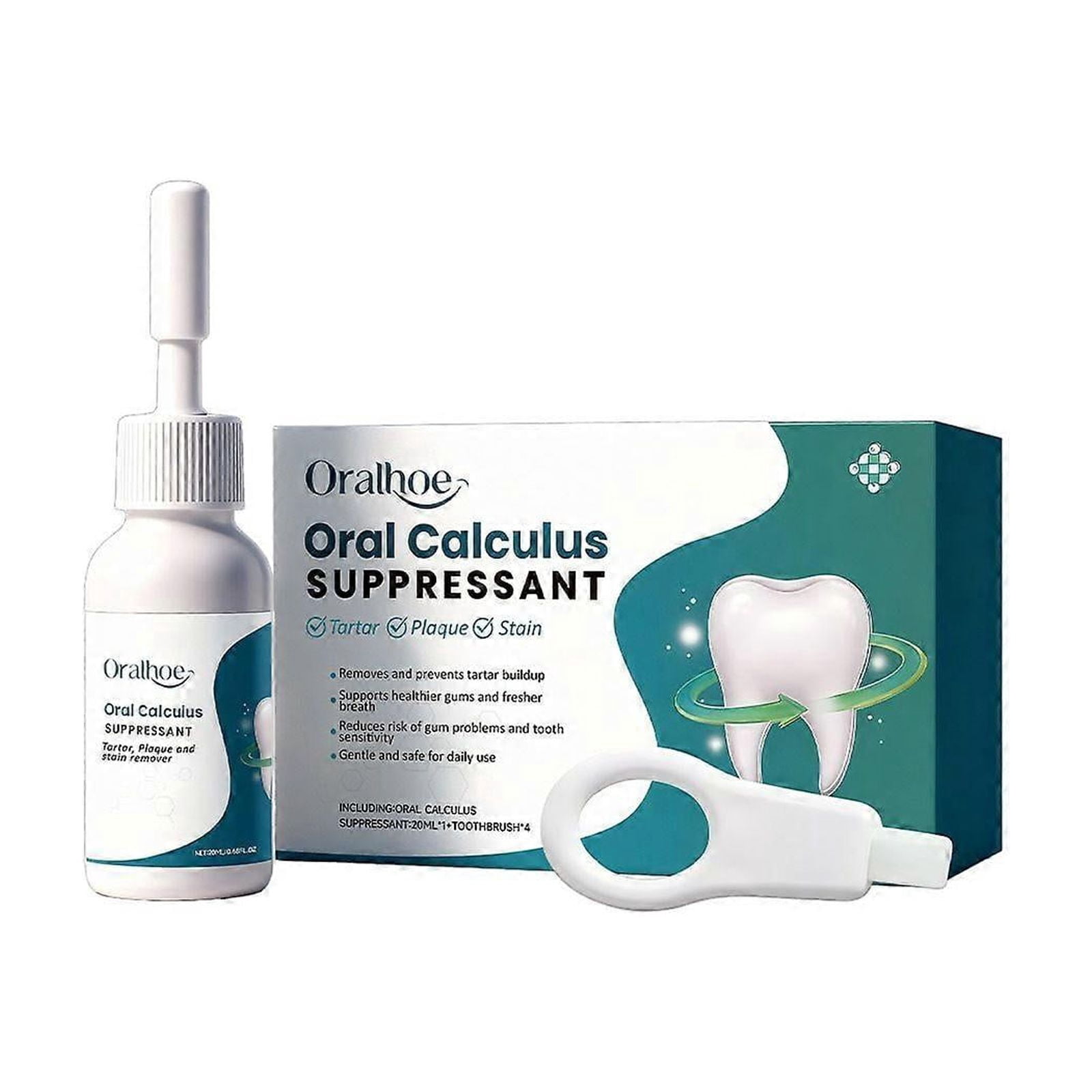 Calculus Control Toothpaste Oral Calculus Suppressant for Plaque, Stain Removal - Removes and ...