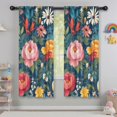thumbnail image 5 of Blackout Kids Curtains,Pioneer Flower Floral Print Pattern Childrens Insulated Curtains Set Of 2,Bedroom Essentials,Toddler Room Decor 42"x63", 5 of 5