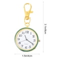 thumbnail image 4 of 2Pcs Zinc Alloy Key Ring Key Chain Pocket Watch Portable Clip On Pocket Watch, 4 of 7