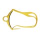 thumbnail image 1 of Diadema de snorkel ajustable para niños y adultos, banda de repuesto para tubo de aire. Amarillo, 1 of 9
