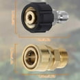 thumbnail image 7 of 9 Pack Pressure Washer Adapter Set, Quick Connect Kit, Metric M22 14mm Female to 3/8" Quick Connect Kit-Style 1, 7 of 7