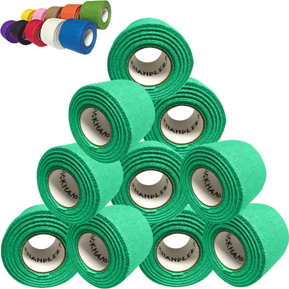 STICK HANDLER™  Professional Hockey Grip Tape Pro Pack  (Dark Green|Ten Pack)