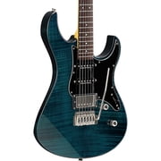 Yamaha Pacifica PAC612VIIFM Flame Maple Electric Guitar Indigo Blue