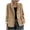 A Khaki, variant on Fitted Blazers For Women Ndbuld Women Winter Lapel Buttons Are Oversized Fashionable Loose Comfortable Casual Corduroy Suit Long Sleeved Suit Jacket Gray,XXL