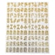 thumbnail image 1 of 108 Pcs 3D Hollow Nail Art Stickers (Gold), 1 of 4