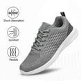 thumbnail image 4 of vibdiv Mens Shoes Running Sneaker Casual Sport Breathable Comfortable Walking Shoes Grey Size 9, 4 of 8