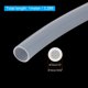 thumbnail image 2 of Uxcell 1/2" ID x 19/32" OD Tubo de Silicona 1 Rollo 3.28ft Manguera de Silicona Pura Alta Flexible Transparente, 2 of 6