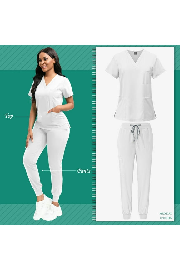 Scrubs Women Beauty SPA Uniform Pet Clinic Store Veterinary Dentistry Work Clothes Set High-quality Medical Nurse Uniform Unisex