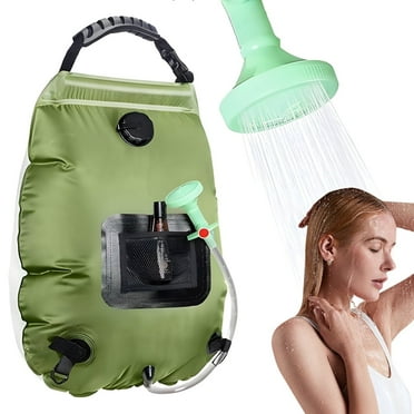 KAMIDA Solar Portable Shower Bag for Camping, 5 Gal/20L,Outdoor Shower, Compact Camping Shower for Camping, Hiking,Traveling, Beach Swimming