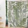 thumbnail image 3 of Extra Long Sage Green Leaves Shower Curtain, Tall Plant Bathroom Shower Curtains, Waterproof Fabric Botanical Shower Curtain, 72 x 84 Inch, 3 of 6