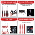 thumbnail image 4 of stusgo 330Pcs Car Trim Removal Tool, Auto Push Pin Bumper Retainer Clip Set, Fastener Terminal Remover, Adhesive Cable Clips Pry Tool Repair Kit, Car Panel Radio Dashboard Removal Auto Clip Pliers, 4 of 9
