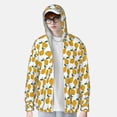 thumbnail image 2 of Lsque Yellow Pears Pattern UPF 50+ Lightweight Sun Protection Men's Women's Long Sleeve Shirt, Hoodie Performance -XX-Large, 2 of 7