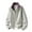 White, variant on Royisotas Mens Jackets Hoodless Zipper Outwear Fleece with Pockets Long Sleeve Fashion Winter Coats for Men Solid Color