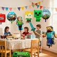 thumbnail image 2 of Minecraft Birthday Decorations, 10Pcs Minecraft Balloons Minecraft Party Supplies for Minecraft Party Decorations, 2 of 7