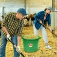 thumbnail image 4 of Little Giant 70 Quart Durable Plastic Utility Muck Tub with Handles, Lime, 4 of 8