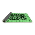 thumbnail image 2 of Ahgly Company Indoor Rectangle Oriental Emerald Green Traditional Area Rugs, 8' x 12', 2 of 4