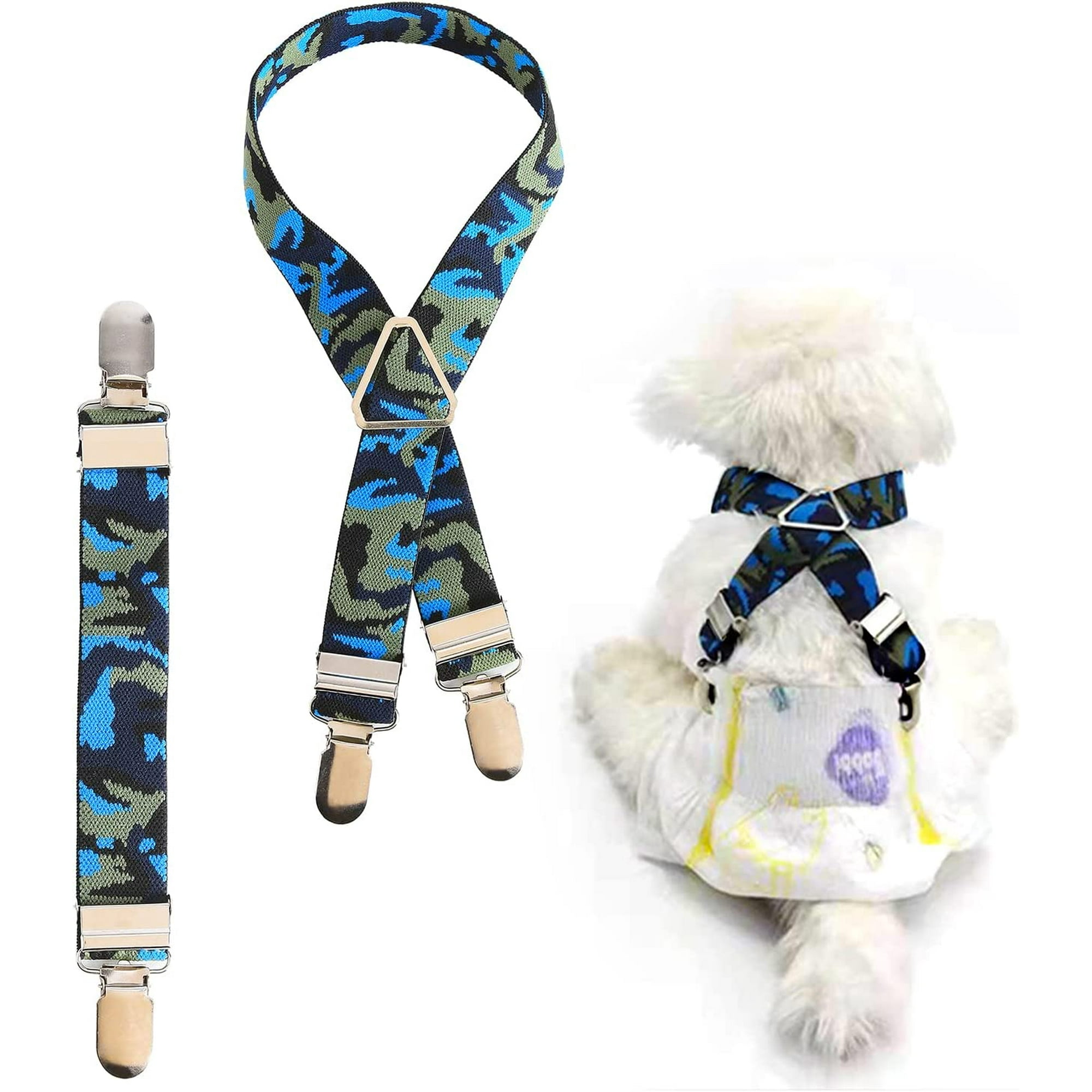 GHSDFBB pet k9 Dog Diaper Suspenders Adjustable Elasticity Dog Suspenders Belly Bands Canine Harness Female Male Puppy Dress Diaper Keeper