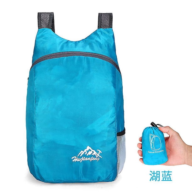 Mochila ligera plegable para exteriores, mochila plegable, bolsa de viaje