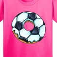 thumbnail image 4 of Inktastic Soccer Donut Youth T-Shirt, 4 of 5