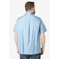 thumbnail image 3 of KingSize Men's Big & Tall Wrinkle-Resistant Short Sleeve Button Down, Printed, 3 of 5