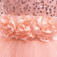 thumbnail image 7 of FDDMis Teen Christmas Dress Semi Formal Wedding Guest Dress Girls Dress Size 6 Girls Up Clothes Size 7-8 Thanksgiving Outfit Toddler Size 5 Girls, Pink 6-7 Years, 7 of 7