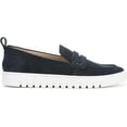 thumbnail image 2 of Vionic Women's Uptown Loafer Navy / White Suede Shoes, 2 of 5
