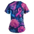 thumbnail image 3 of NAMTYQX Breast Cancer Tshirt Breast Cancer Awareness Shirt Navy Size XL, 3 of 4