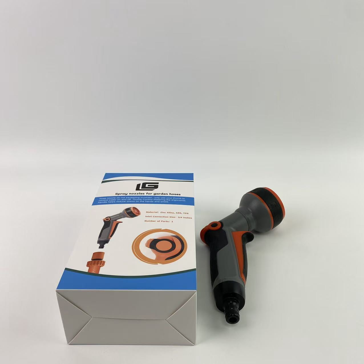 G Spray nozzles for garden hoses, Hose Nozzle,8 Adjustable Watering Patterns Hose Sprayer Nozzle & Water Hose Nozzle