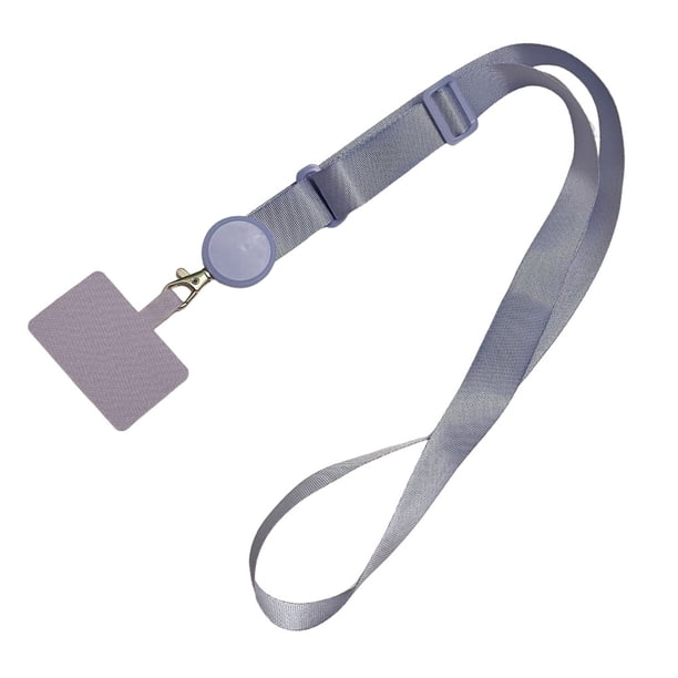 Injueey Cordones universales para teléfono, parche cruzado para acampar, cuello anticaída, cuerda colgante, correa para el cuello, accesorios Teléfono y Comunicación Violeta