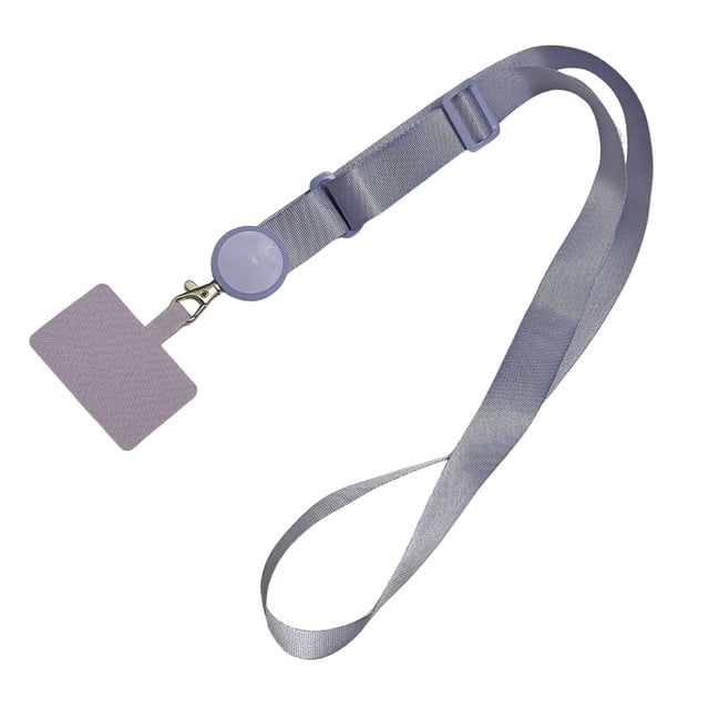 Injueey Cordones universales para teléfono, parche cruzado para acampar, cuello anticaída, cuerda colgante, correa para el cuello, accesorios Teléfono y Comunicación Violeta