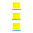thumbnail image 3 of Kearding Juego de rodillo práctico e higiénico resistente a los arañazos amplia aplicación antiadherente ecológico amarillo azul Type1 NO1, 3 of 6