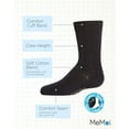 thumbnail image 3 of MeMoi Boys' Clocking Argyle Cotton Blend Dress Socks - Boys - Male, 6-7, Black, 3 of 12