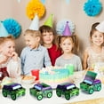 thumbnail image 6 of 24 Pcs Monster Truck Party Decorations Food Boxes Race Car Birthday Supplies Green and Purple Trucks Box Tray Table Centerpiece for Boys Girls Car Favors$$Home Decor, Kitchen, & Other, 6 of 6