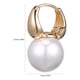 thumbnail image 2 of 1 par de pendientes de perlas artificiales, aros de perlas minimalistas, delicados pendientes para mujer, 2 of 7