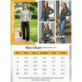thumbnail image 6 of Weardear Cardigan Sweaters for Women Lightweight Open Front Cardigan Cable Knit Long Sleeve Striped Sweater for Fall and Winter, 6 of 6