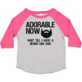 thumbnail image 3 of Inktastic Adorable Now...wait Till I Have a Beard Like Dad Boys Toddler T-Shirt, 3 of 5