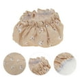 thumbnail image 3 of Unique Bargains 1 Pc Reusable Horse Pattern Shower Cap for Shower Khaki Polyester Cotton PEVA, 3 of 7