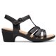 thumbnail image 5 of Sandalia Clarks Emily 2 Rose Negra de Cuero Talla 8.5 Mediana, 5 of 7