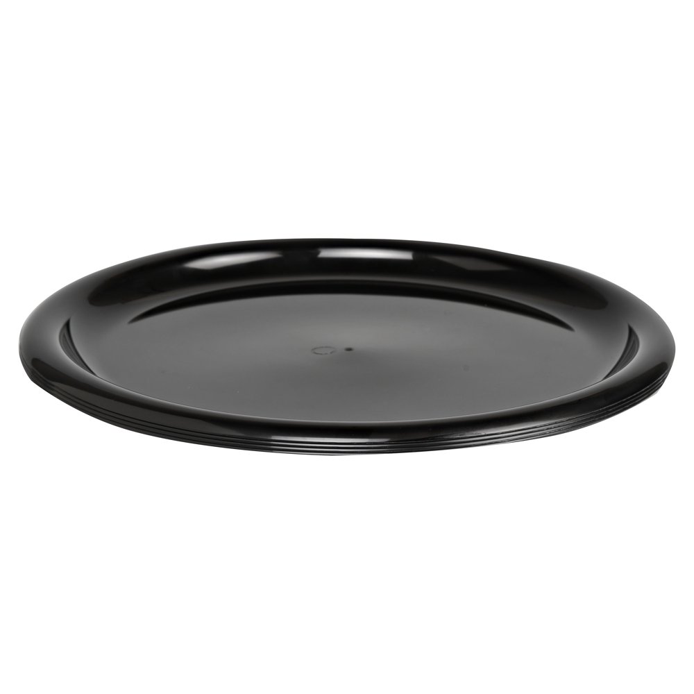 Mainstays Rich Black Plates, 4 Pack