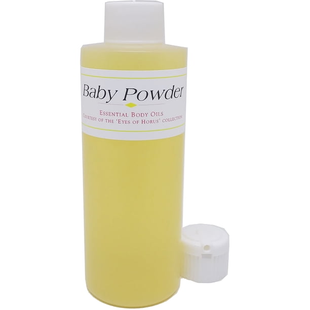 Baby Powder Scented Body Oil Fragrance [Flip Cap HDPE Plastic Gold