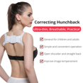 thumbnail image 3 of Corrector de postura ajustable, soporte de espalda, cinturón de hombro, rectificar, enderezar, corrección de columna vertebral, salud, fijador Postural, 3 of 4