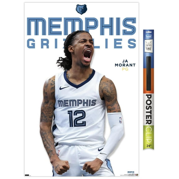 NBA Memphis Grizzlies - Ja Morant Feature Series 24 Wall Poster, 22.375" x 34"