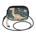 thumbnail image 2 of FORMRS Mini Crossbody Bag for Women Adjustable Shoulder Rope Travel Casual Phone Purse, Dinosaur at Night, 2 of 7