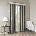 thumbnail image 1 of Mirage Knitted Jacquard Total Blackout Panel Charcoal 50x84", 1 of 4