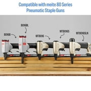MEITE 21GA 80 Type 304 Stainless Steel Staples, 1/2 Crown 3/8 Length for Upholstery 10,000 Pcs/Box(2 Boxes)