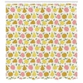 thumbnail image 3 of Ambesonne Fruit Art Shower Curtain, Pastel Graphic Apple Pear, 69"Wx84"L, Multicolor, 3 of 3