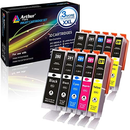 Cartuchos de tinta compatibles Arthur Imaging para Canon 280/281